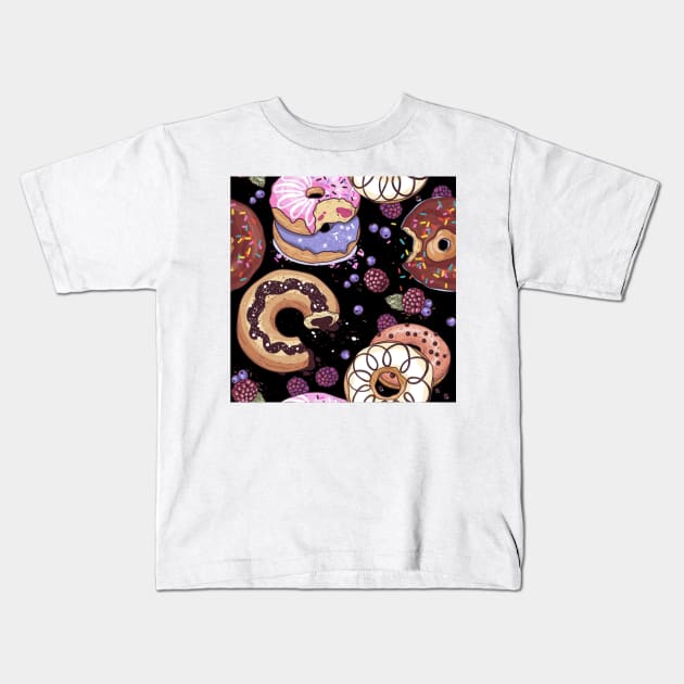 doughnut Kids T-Shirt by beleafcreativ